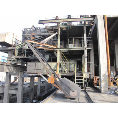 Supply of supporting equipment for large coke ovens, new double-track Coke stopping car