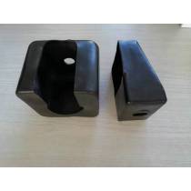 Production of highly elastic moisture-proof rubber buffer boxes
