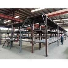 Construction and production process of key projects of steel frame structure