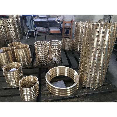 Machined Bearing cage with wear resistance and low density