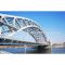 Long span high quality Steel structure landscape bridge with good bearing capacity