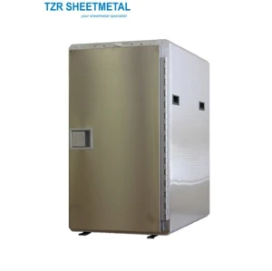 Metal fabrication and assembly of a consumer banking component