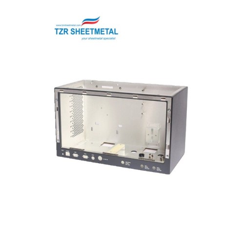 OEM one stop service electric sheet metal enclosure custom powder coated metal box fabrication