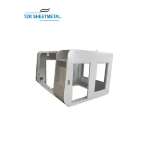 OEM one stop service electric sheet metal enclosure custom powder coated metal box fabrication