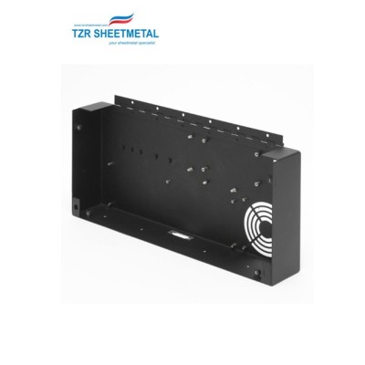 Sheet metal box fabrication security power supply enclosure sheet metal enclosure