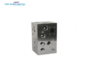 OEM Custom Percision CNC Bearbeitung Aluminium / Messing / SUS304 Hydraulik-Manifold-Hersteller