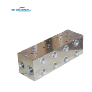 OEM Custom Percision CNC Machining Aluminum/Brass/SUS304 Hydraulic Manifold Manufacturer