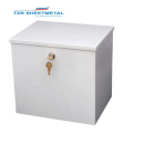 Caja de metal de hardware Dongguan bloqueable con logotipo personalizado