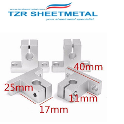 CNC Parts Optical Axis Guide Bearing Housings Aluminum Rail Shaft Support Screws Set