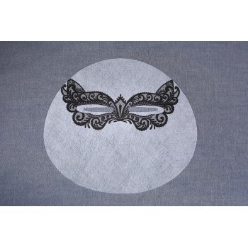 Printed Facial Sheet Mask Fabric 25gsm Cupro Fibers Nonwoven Plain Spunlaced Non-woven Fabric