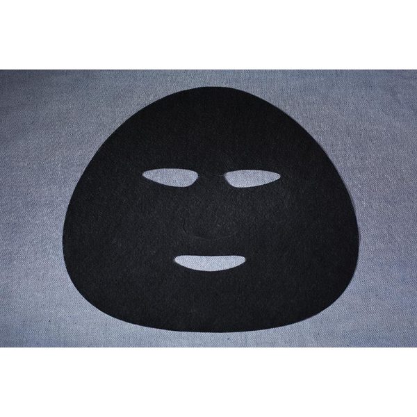 CT4500P 45gsm Facial Sheet Mask Fabric 50% Activated Carbon Spunlace Nonwoven Fabric