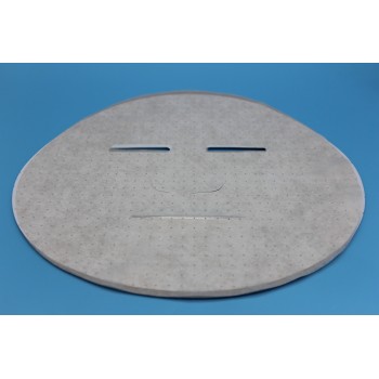 25gsm Spunlace Non-woven  Cupro Negative Ion  Invisible Pre-cut  Facial Mask Sheet Fabric