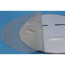 25gsm Spunlace Non-woven  Cupro Negative Ion  Invisible Pre-cut  Facial Mask Sheet Fabric