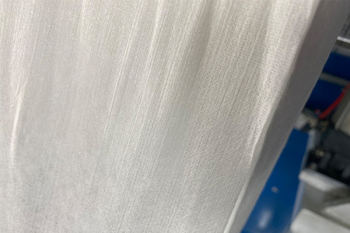 40gsm cupro fibers nonwoven small grid textured non-woven fabric 50% cupro 50% lyocell