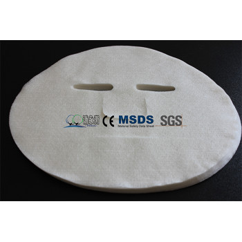 28gsm 100% cupro fibers DIY pre-cut facial mask  spunlaced nonwoven fabric facial mask sheet manufacturer