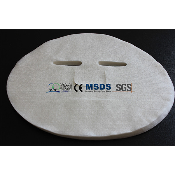 28gsm 100% cupro fibers DIY pre-cut facial mask  spunlaced nonwoven fabric facial mask sheet manufacturer