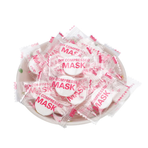 22gsm Compressed Facial Mask Fabric 50pcs compressed non-woven products