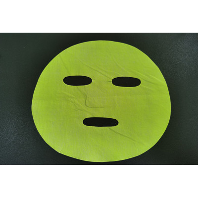 Green ultrafine nylon fiber spunlace nonwoven fabric colourful facial mask sheet excellent adhesion