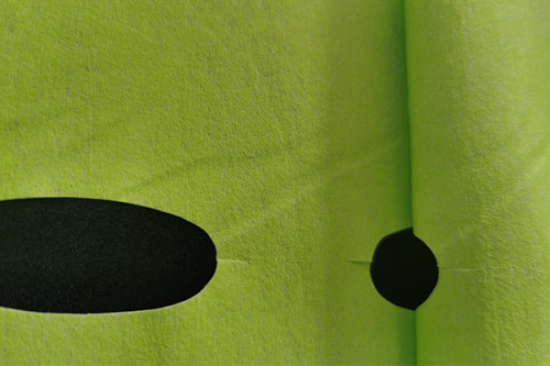 Green good water absorption ultrafine nylon fiber spunlace nonwoven fabric colourful facial mask sheet