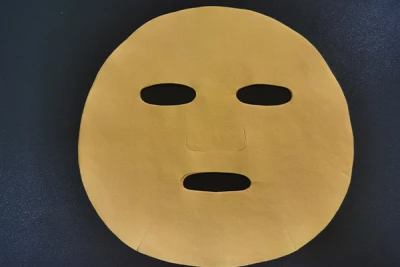 40Gsm Colourful Facial Mask Sheet Yellow Microfiber Sheet Mask Superfine Fiber Dry Facial Mask Sheet Manufacturer