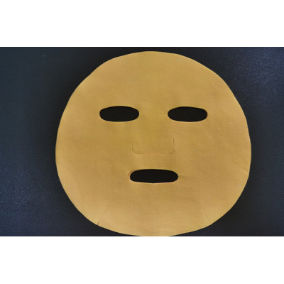 Yellow ultrafine nylon fiber spunlace nonwoven fabric colourful facial mask sheet excellent adhesion