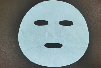 40gsm Blue ultrafine nylon fiber spunlace nonwoven fabric colourful facial mask sheet