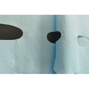 40gsm Blue ultrafine nylon fiber spunlace nonwoven fabric colourful facial mask sheet