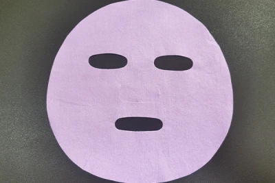 40gsm purple ultrafine nylon fiber spunlace nonwoven fabric colourful facial mask sheet
