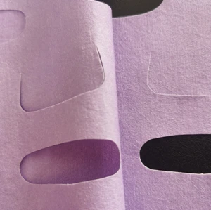 40gsm purple ultrafine nylon fiber spunlace nonwoven fabric colourful facial mask sheet