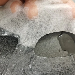 45gsm 100% cupro fiber transparent absorbent and moisturizing properties spunlace nonwoven facial mask sheet