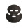 45gsm 100% graphene fiber facial mask sheet spunlaced non woven fabric sheet black full cross