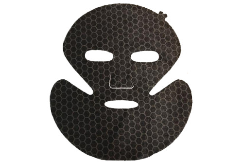 45gsm 100% black graphene fiber full cross skin care facial mask sheet spunlaced non woven fabric sheet