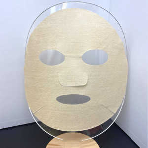 50gsm 100% Tea Fiber Biodegradable Facial Sheet Mask Manufacturer For Skin Care Spunlace Facial Mask.