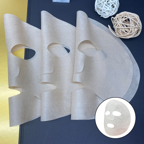 50gsm 100% Tea Fiber Natural Biodegradable Facial Sheet Mask Manufacturer For Skin Care Spunlace Facial Mask