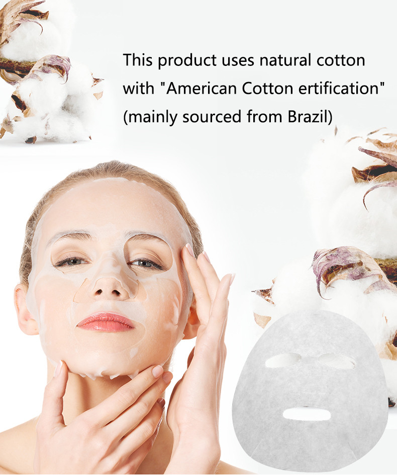  pure cotton facial mask sheet 