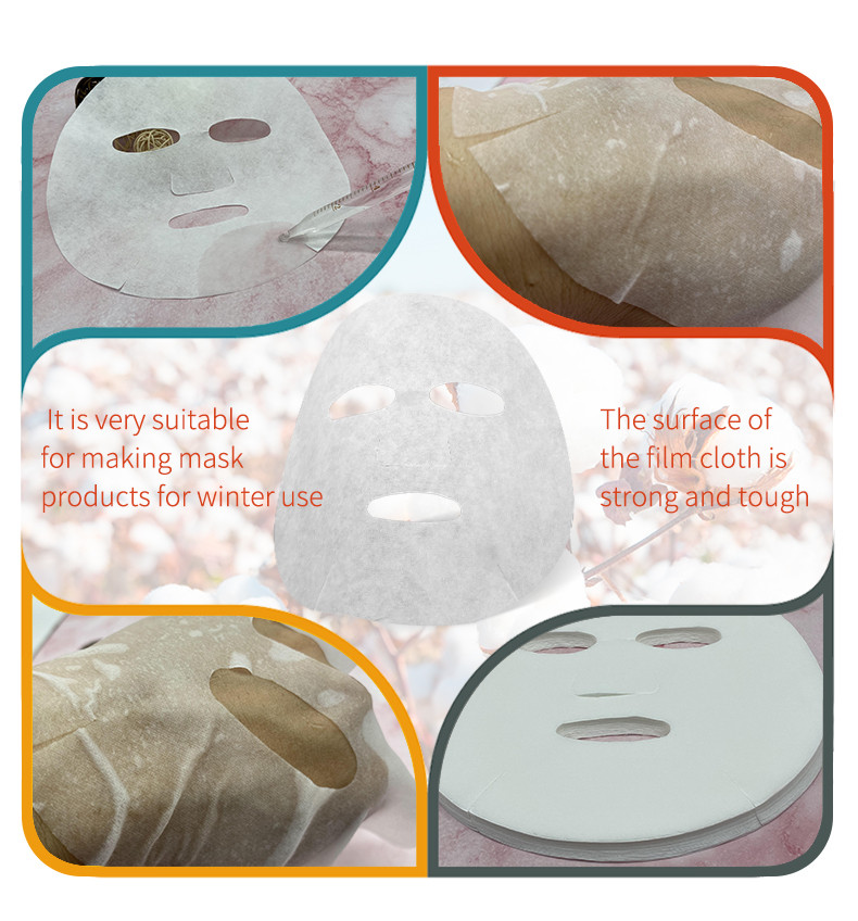 Pure cotton facial mask paper 