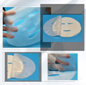 28gsm chitosan tecel facial mask sheet spunlace non-woven fabric promote injured skin health sheet mask manufacturer