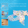 Tencel Eyes Patches Fabric 30gsm Star Printed Transparent spunlace non-woven fabric Dry Eye Mask Sheet