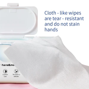 Baby Hand and Mouth Wipes RO pure Water no alcohol no Added baby Spunlace Nonwoven Fabric For Wet Wipes