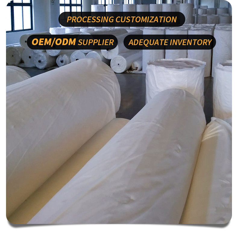 Cupro Fiber Spunlace Nonwoven Fabric Jumbo Rolls