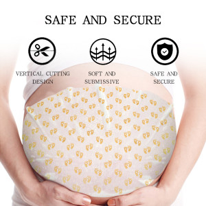 100% polyester pregnant belly mask fabric 60gsm customized print spunlace non-woven fabric abdomen mask sheet