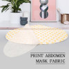 100% polyester pregnant belly mask fabric 60gsm customized print spunlace non-woven fabric abdomen mask sheet