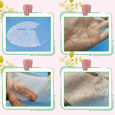 22gsm ultra-thin tencel facial mask dry mask cosmetics invisible spunlace fabric nonwoven facial mask paper