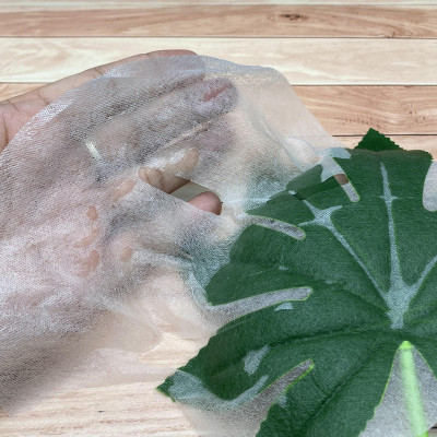 22gsm Cotton Pulp Fiber Paper Face Mask  Invisible Ultra Light Face Sheet Mask Disposable