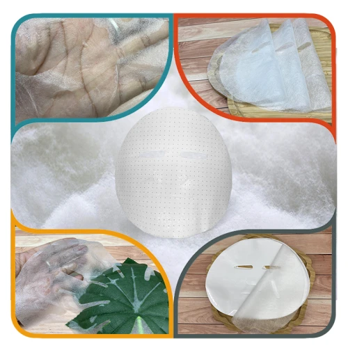 22gsm Cotton Pulp Fiber Paper Face Mask  Invisible Ultra Light Face Sheet Mask Disposable