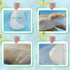 100% tencel skin-friendly facial sheet mask degradable spunlace fabric dry face mask sheet