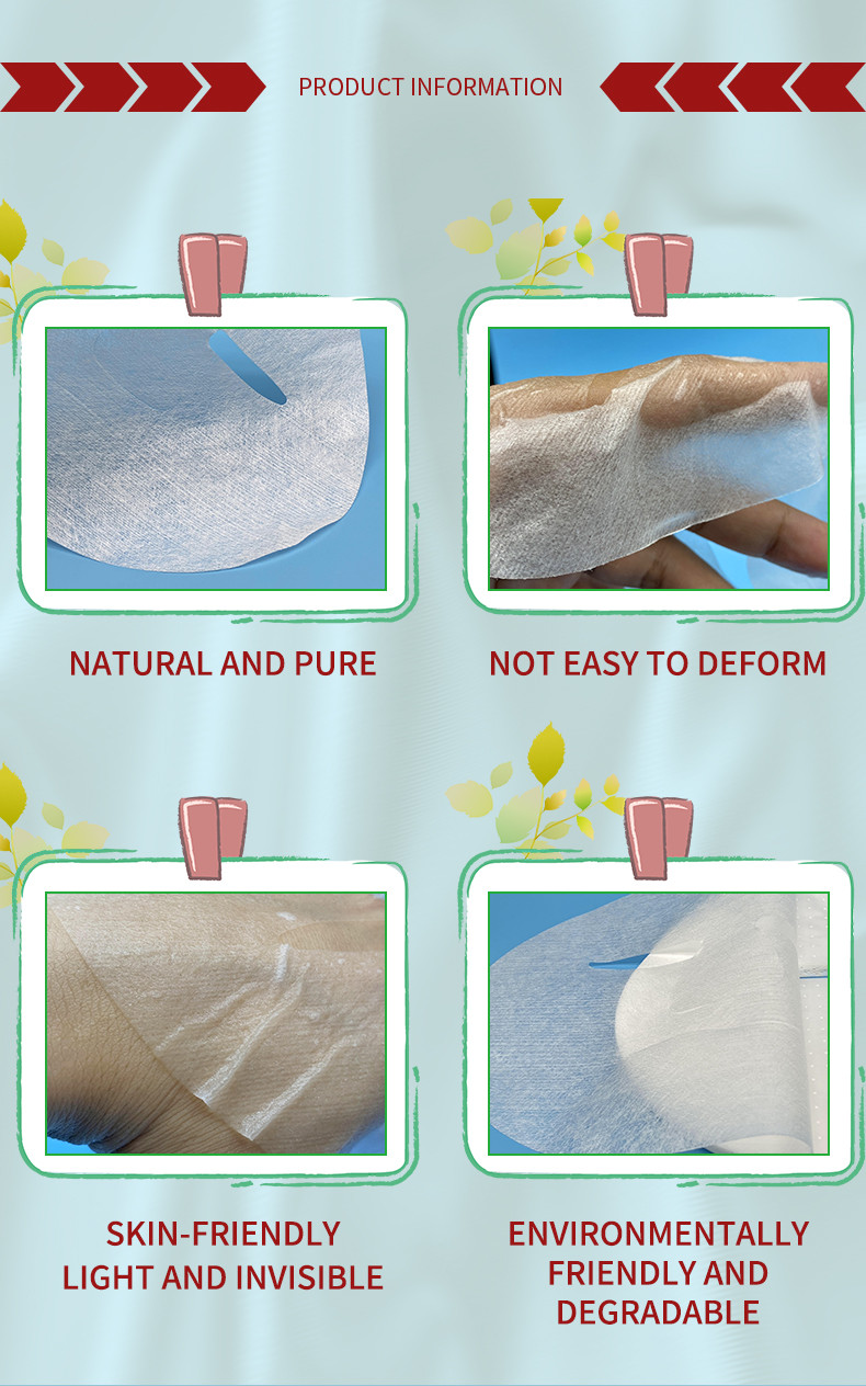 Spunlace Fabric Dry Face Mask Sheet