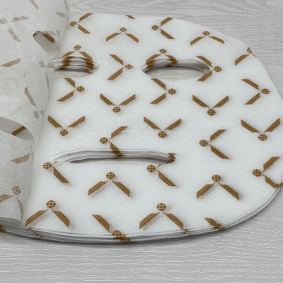 50gsm Pure Cotton Fabric Printing Facial Mask Sheet Spunlace Fabric Facial Mask Material