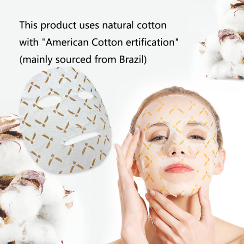 50gsm Pure Cotton Fabric Printing Facial Mask Sheet Spunlace Fabric Facial Mask Material