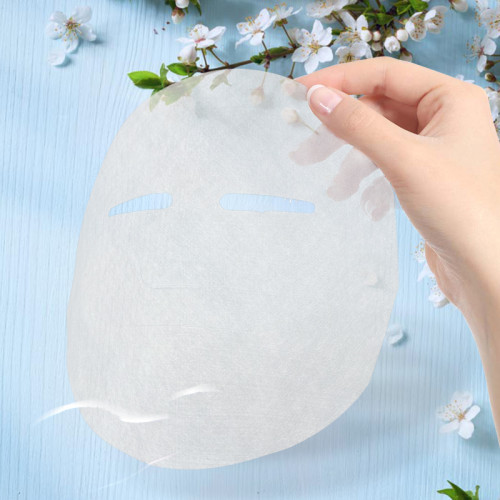 28gsm tencel (lyocell fiber) facial mask material transparent superfine fiber spunlace fabric skin care facial mask paper
